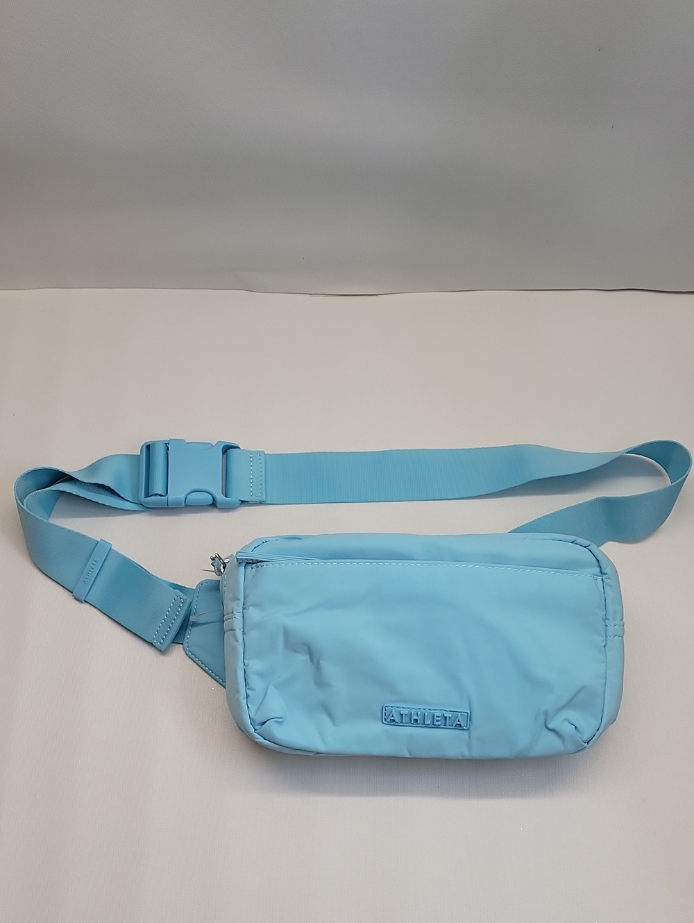Athleta All About Large Crossbody Belt Bag Blue One Size Please Read/ Details